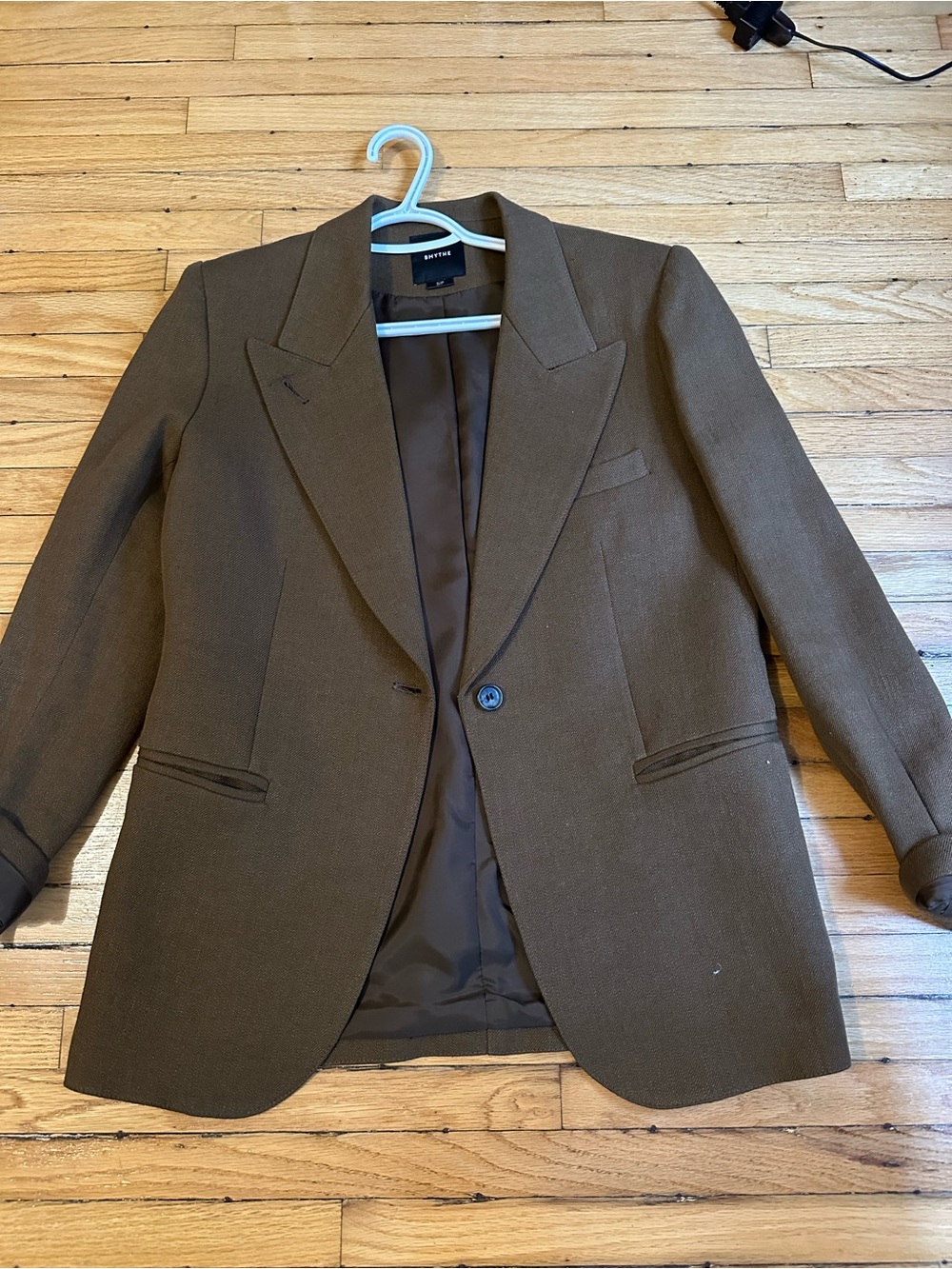 Smythe Brown Single-Button Women's Blazer